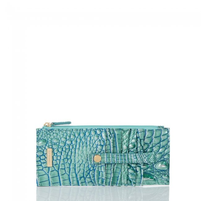 Brahmin Credit Card Wallet Seafoam Ombre Melbourne ID:Brahmin-203787