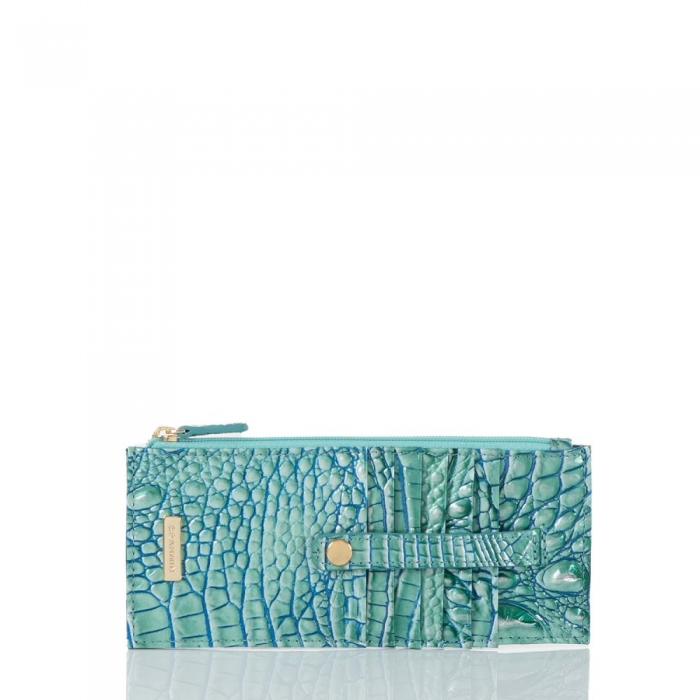 Brahmin Credit Card Wallet Seafoam Ombre Melbourne ID:Brahmin-203787