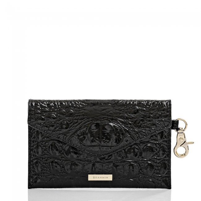 Brahmin Mini Envelope Case Black Melbourne ID:Brahmin-202701