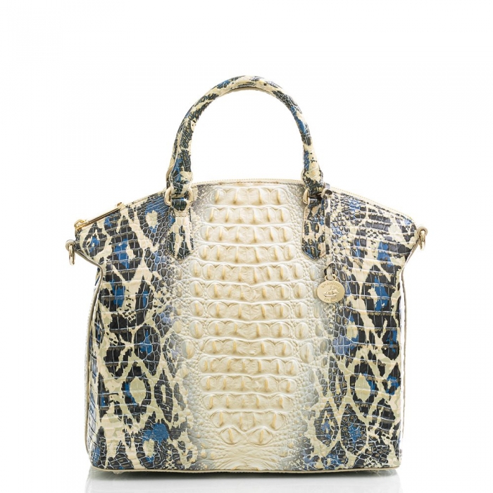 Brahmin Large Duxbury Satchel Jaguar Ombre Melbourne ID:Brahmin-202979