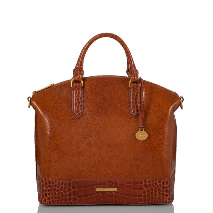 Brahmin Large Duxbury Satchel Butterscotch Laurence ID:Brahmin-202946