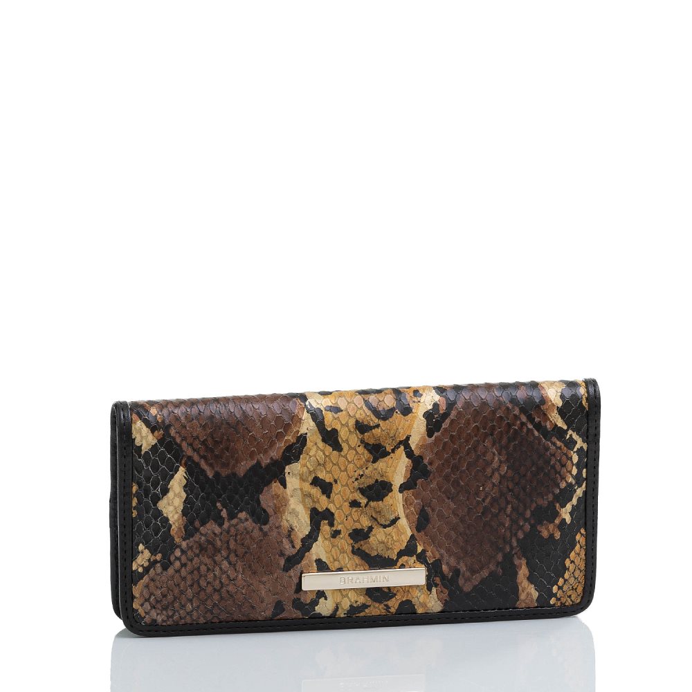 Brahmin Ady Wallet Chocolate Erling ID:Brahmin-203659