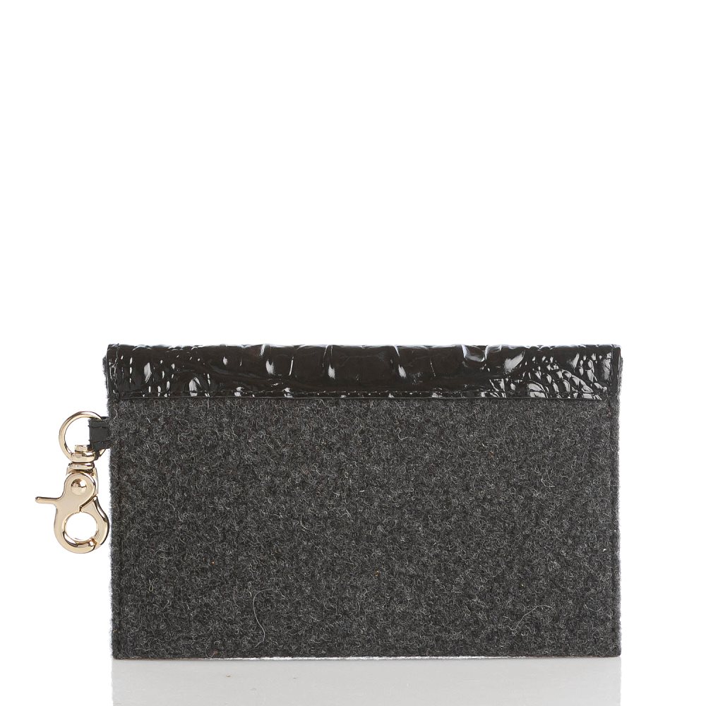 Brahmin Mini Envelope Case Charcoal Jamestown ID:Brahmin-202704