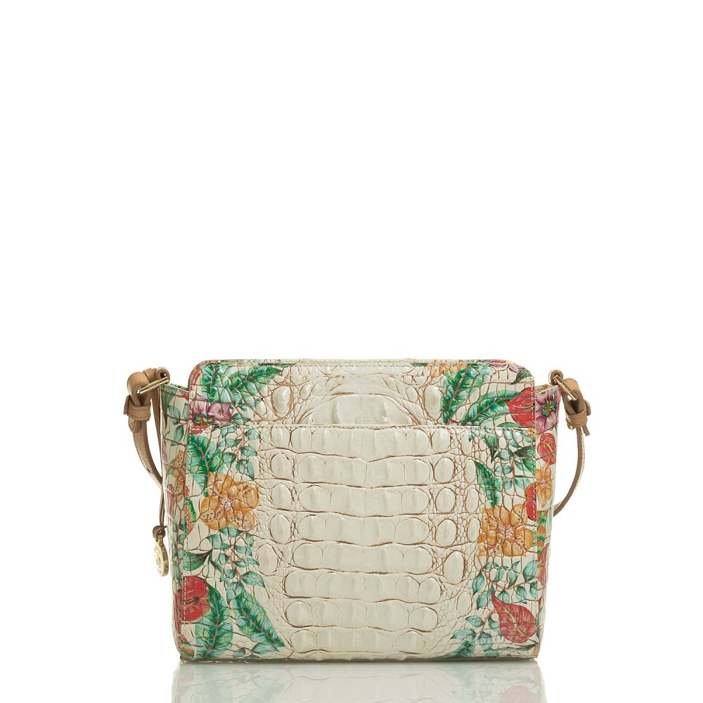 Brahmin Carrie Crossbody Ivory Tahiti ID:Brahmin-203328