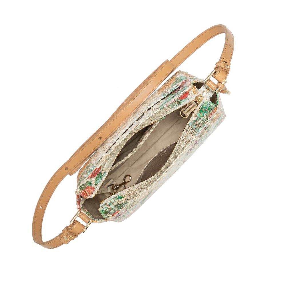 Brahmin Carrie Crossbody Ivory Tahiti ID:Brahmin-203328