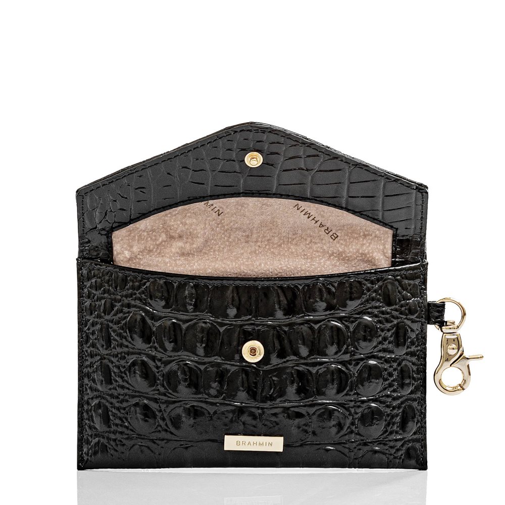 Brahmin Mini Envelope Case Black Melbourne ID:Brahmin-203556