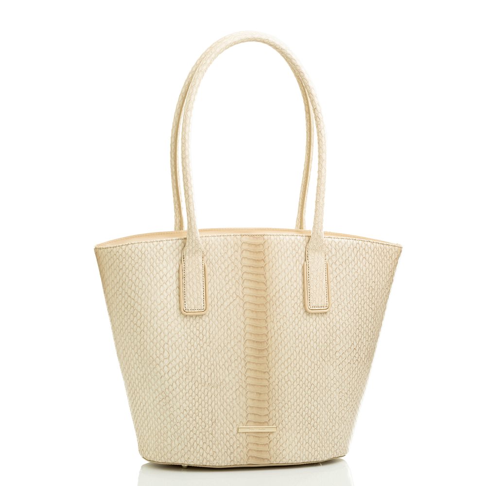 Brahmin Medium Bowie Praline Plaza ID:Brahmin-202767