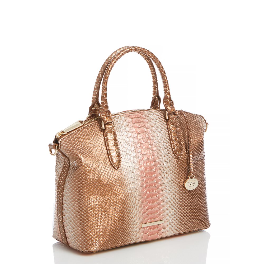 Brahmin Duxbury Satchel Natural CocoBay ID:Brahmin-203062