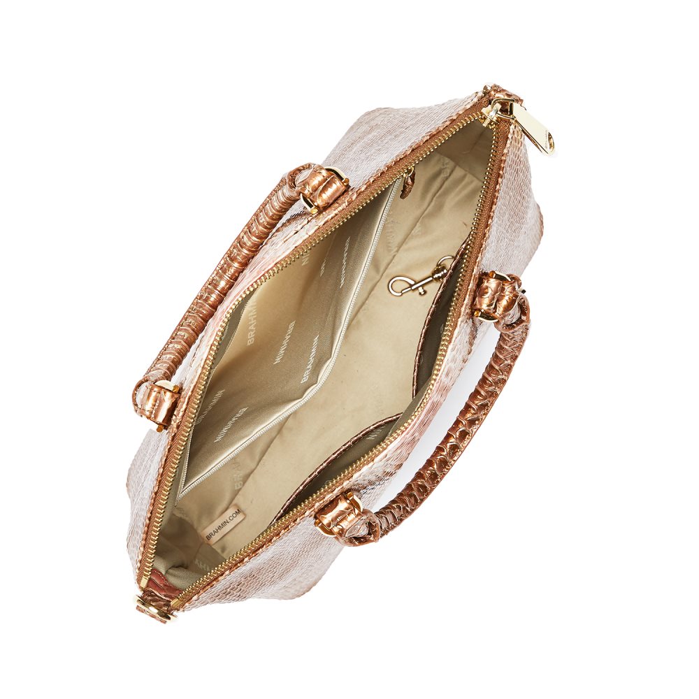 Brahmin Duxbury Satchel Natural CocoBay ID:Brahmin-203062