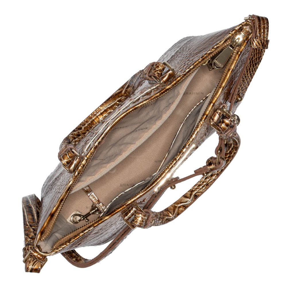 Brahmin Mini Asher Cappuccino Ombre Melbourne ID:Brahmin-202950