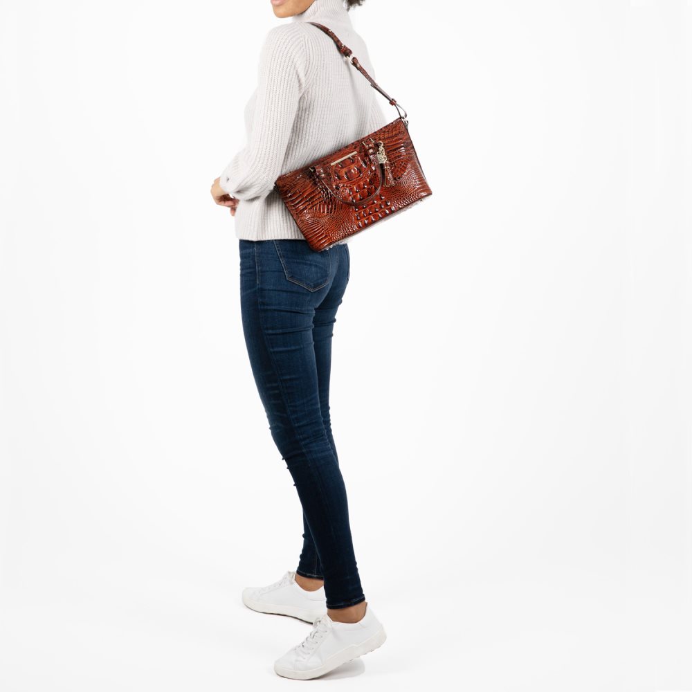 Brahmin Mini Asher Cappuccino Ombre Melbourne ID:Brahmin-202950