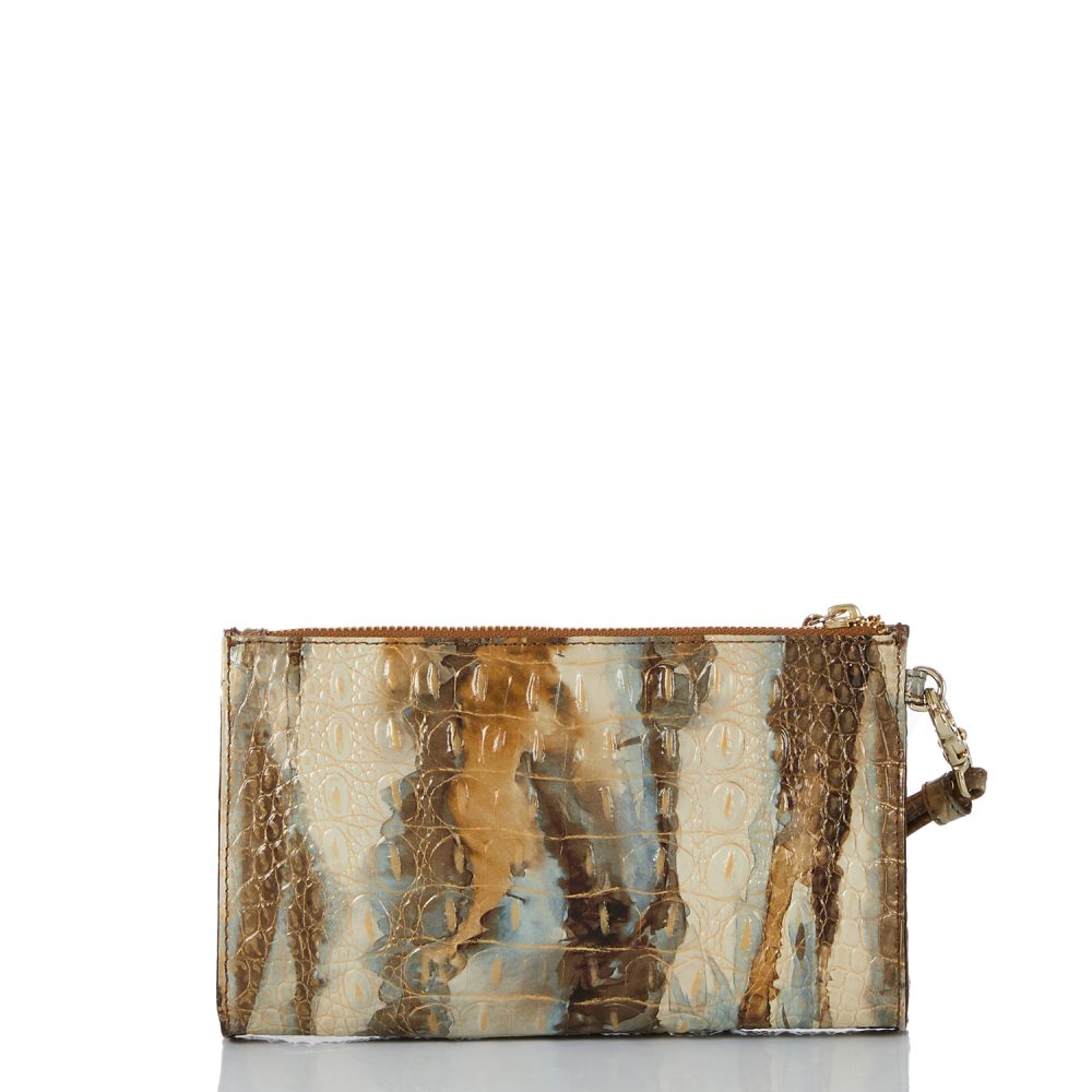 Brahmin Millie Wristlet Caribou Melbourne ID:Brahmin-203645