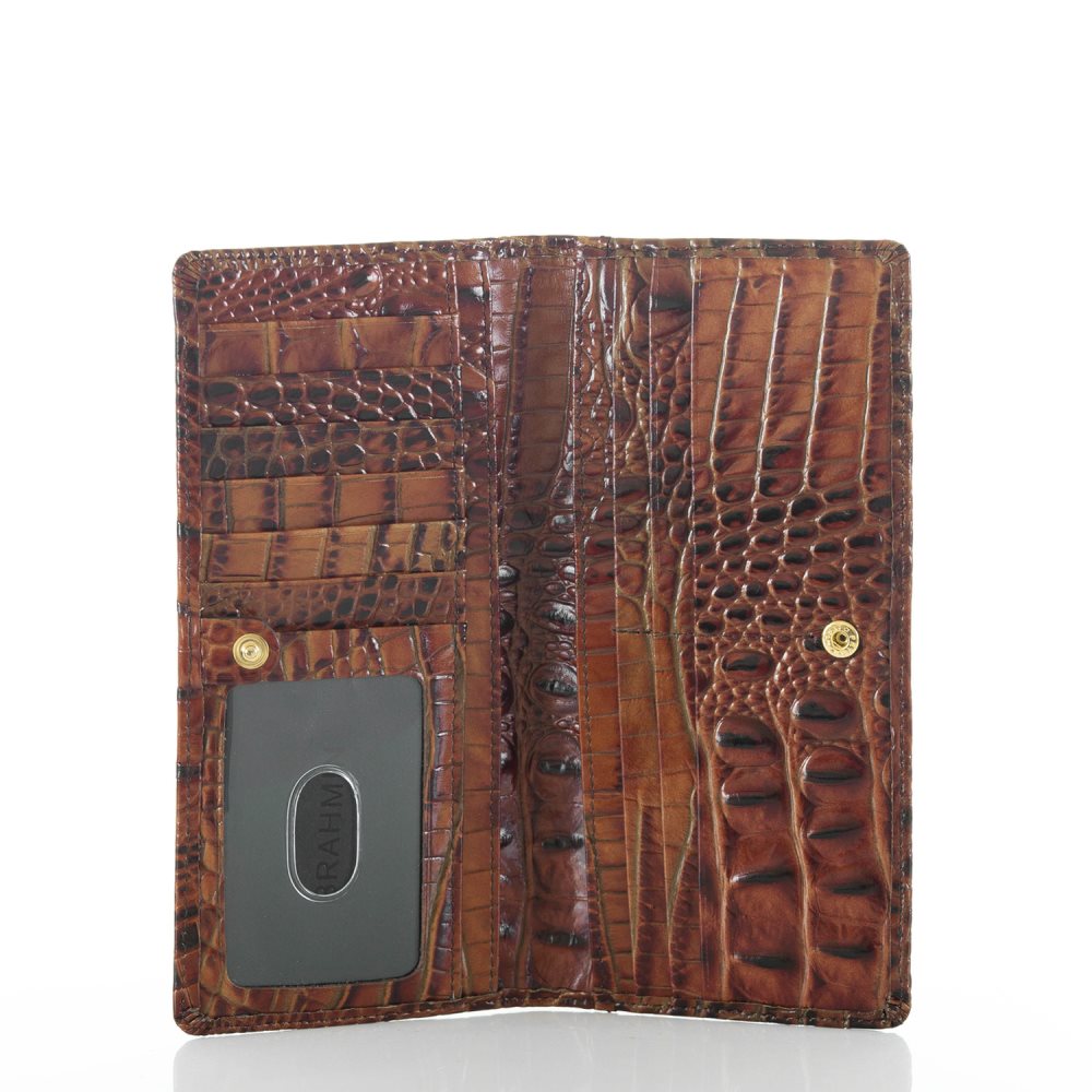 Brahmin Ady Wallet Pecan Melbourne ID:Brahmin-203740