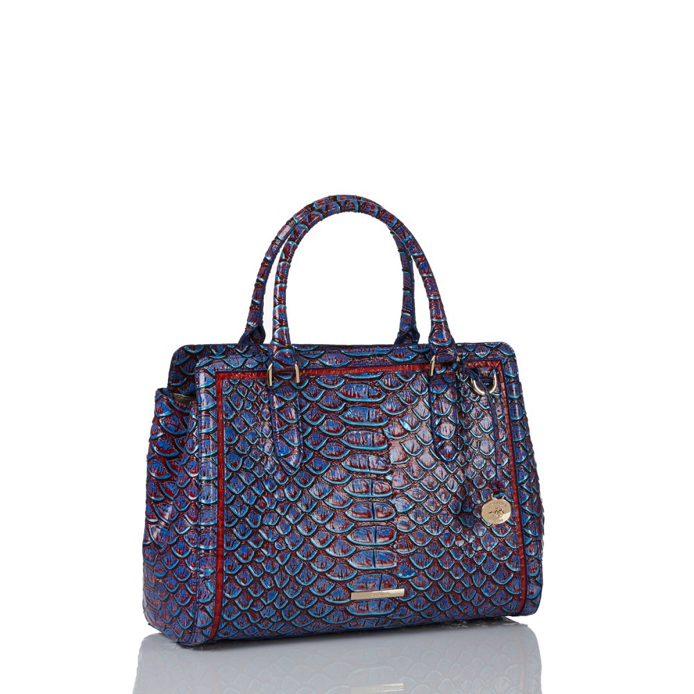 Brahmin Small Finley Vista Blue Vanzant ID:Brahmin-203225
