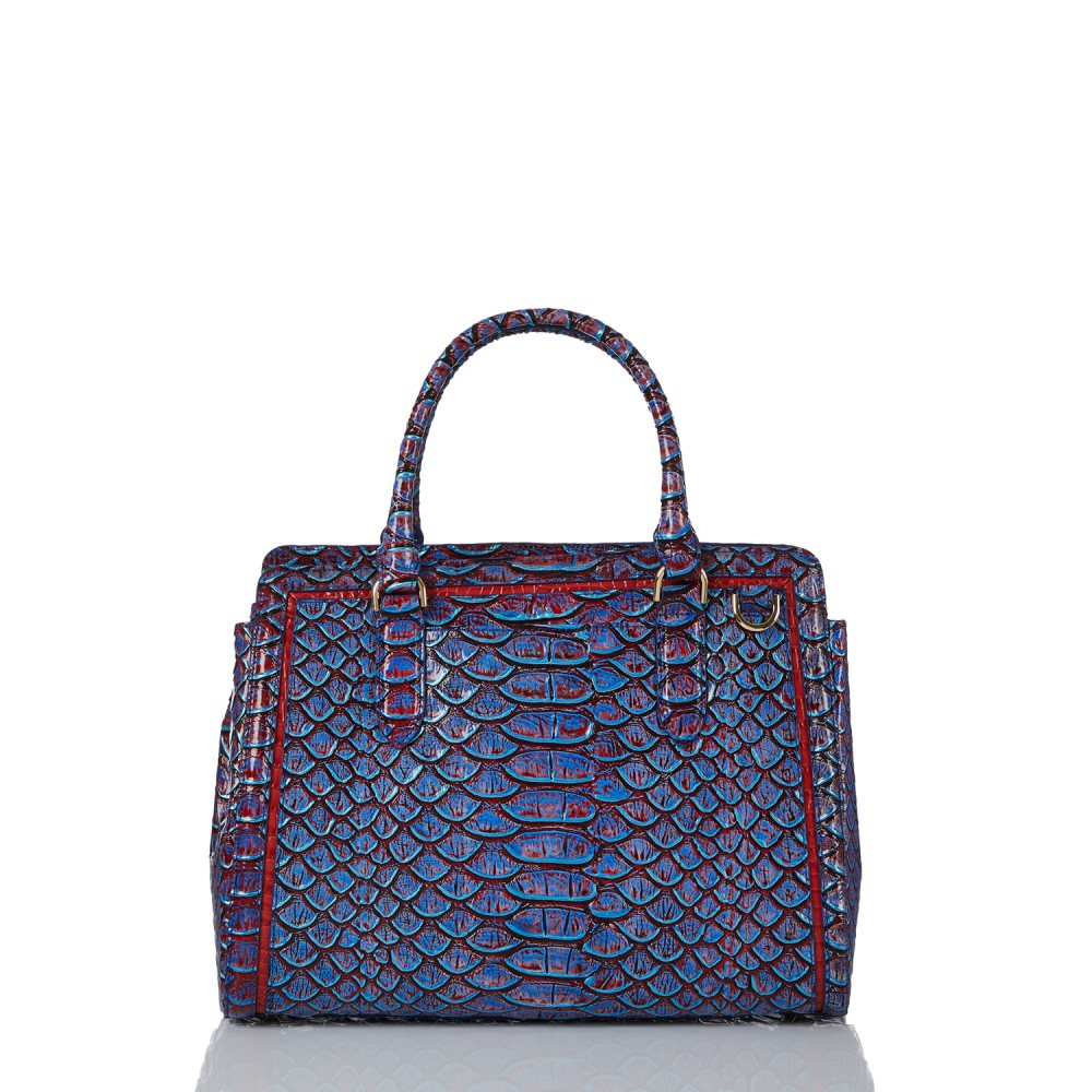 Brahmin Small Finley Vista Blue Vanzant ID:Brahmin-203225