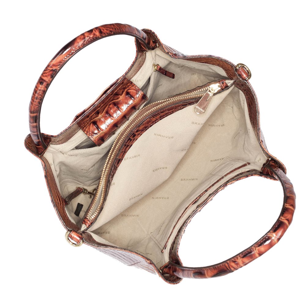 Brahmin Small Mallory Pecan Melbourne ID:Brahmin-203000