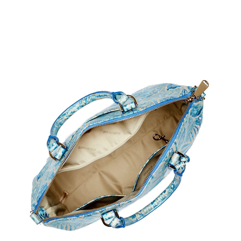 Brahmin Large Duxbury Satchel Serenity Sonic ID:Brahmin-203095