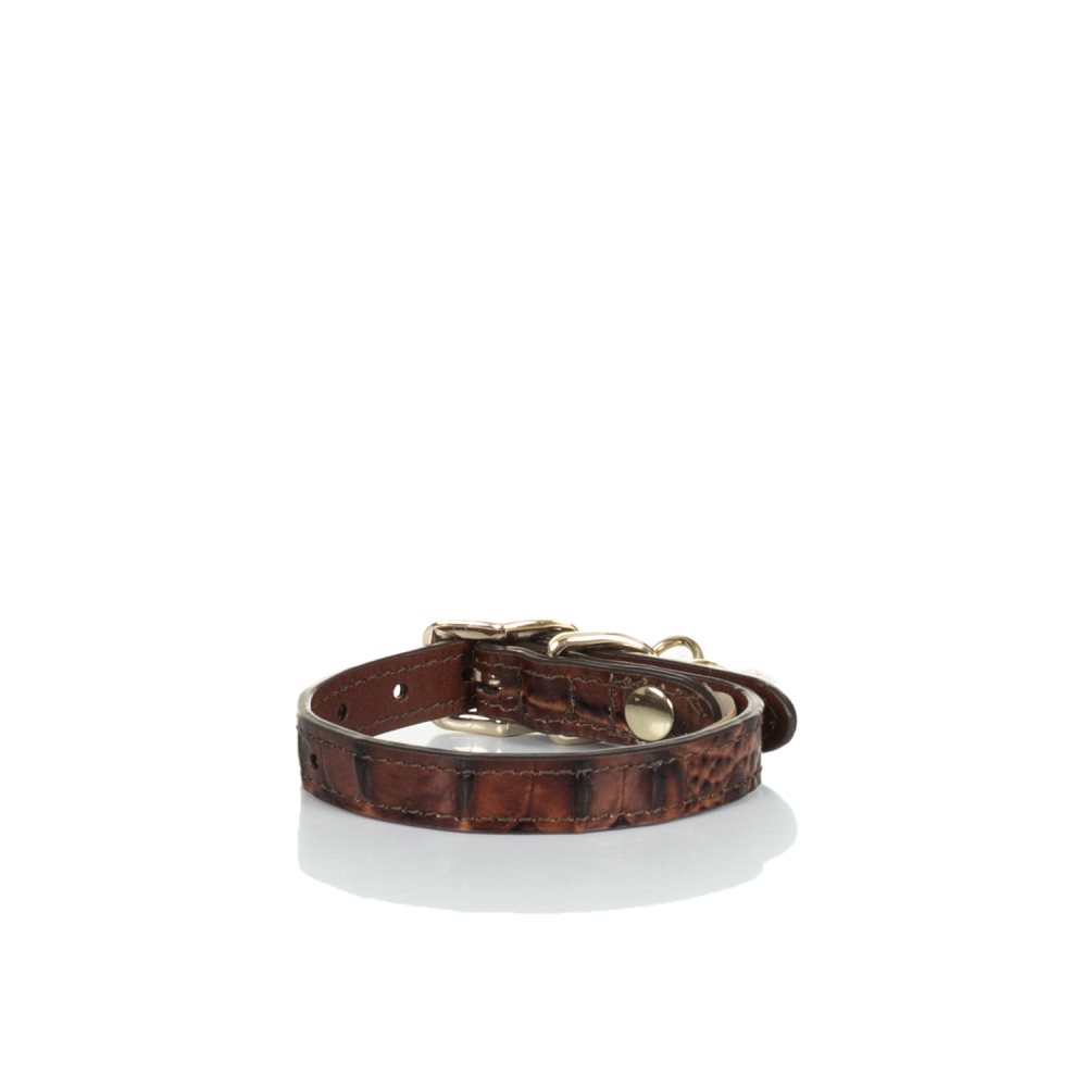Brahmin Small Pet Collar Pecan Melbourne ID:Brahmin-203595