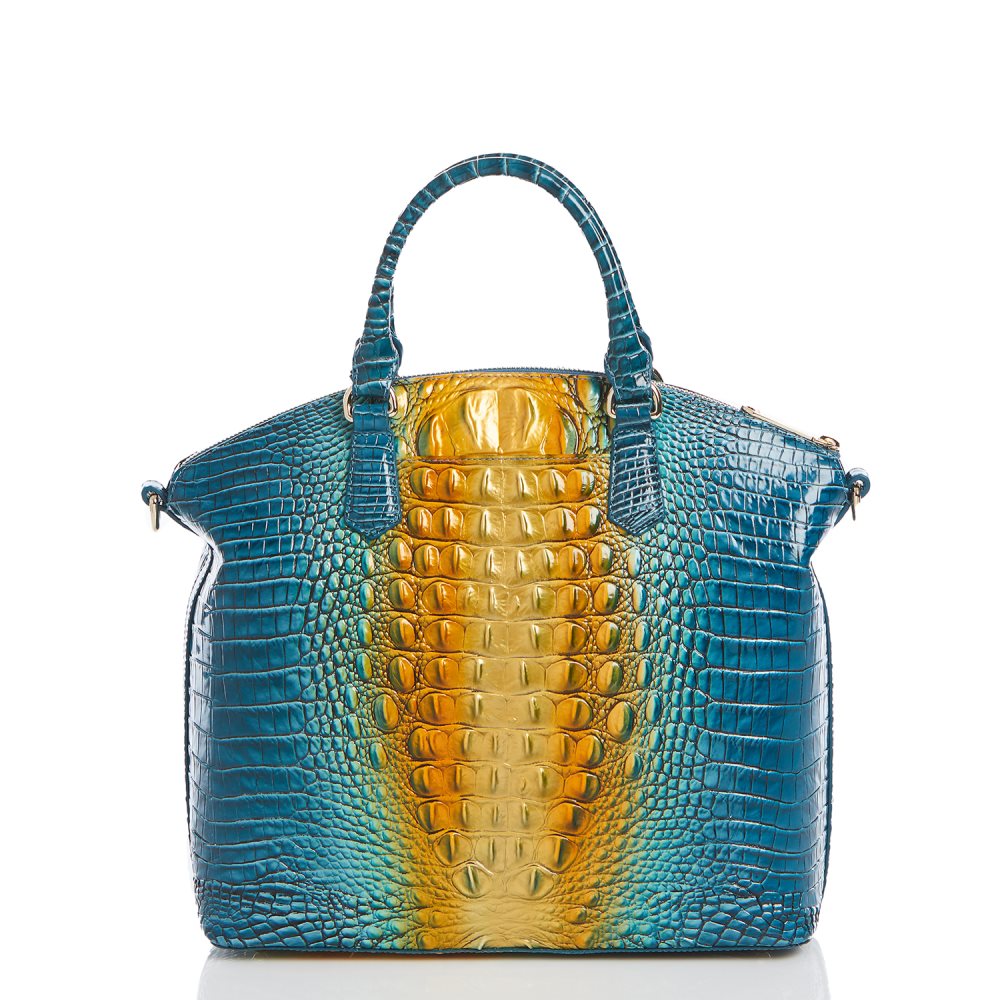 Brahmin Large Duxbury Satchel Bermuda Ombre Melbourne ID:Brahmin-203077