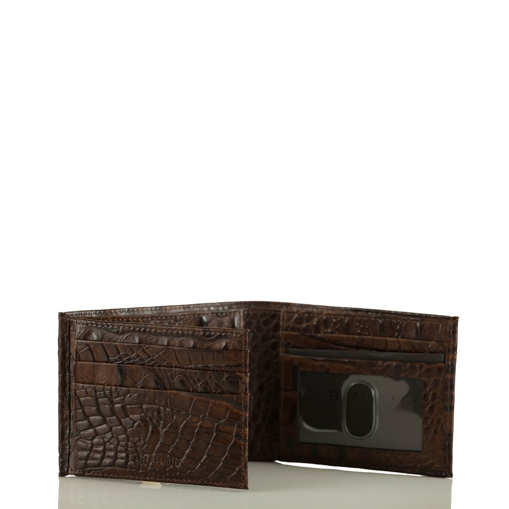 Brahmin Bifold Cocoa Brown Vintage Melbourne ID:Brahmin-202634