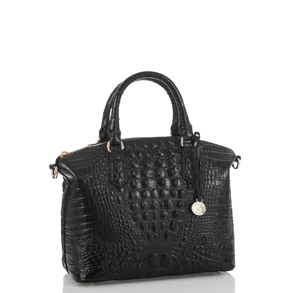 Brahmin Duxbury Satchel Black Melbourne ID:Brahmin-203039
