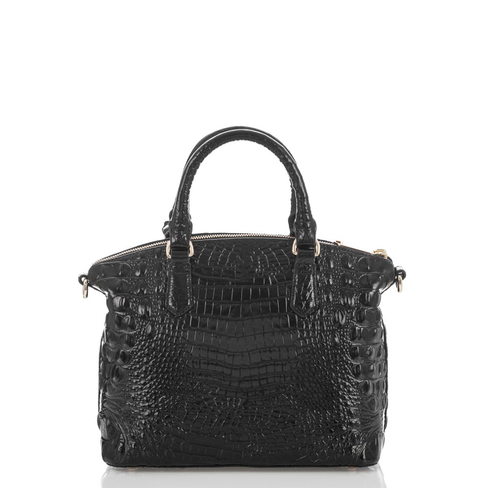 Brahmin Duxbury Satchel Black Melbourne ID:Brahmin-203039
