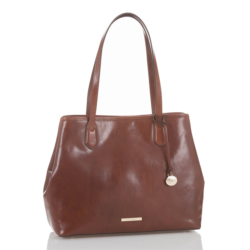 Brahmin Medium Julian Cognac Topsail ID:Brahmin-202514