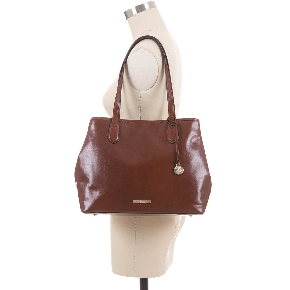 Brahmin Medium Julian Cognac Topsail ID:Brahmin-202514