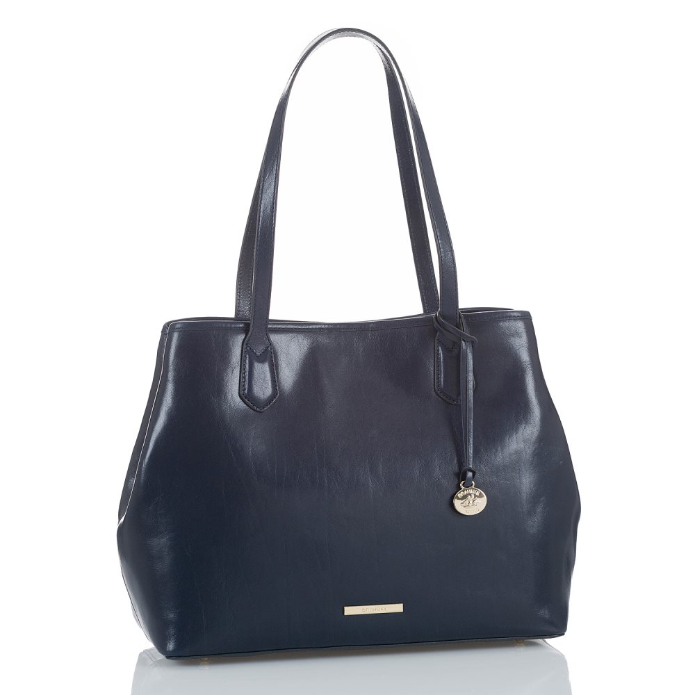 Brahmin Medium Julian Navy Topsail ID:Brahmin-202510