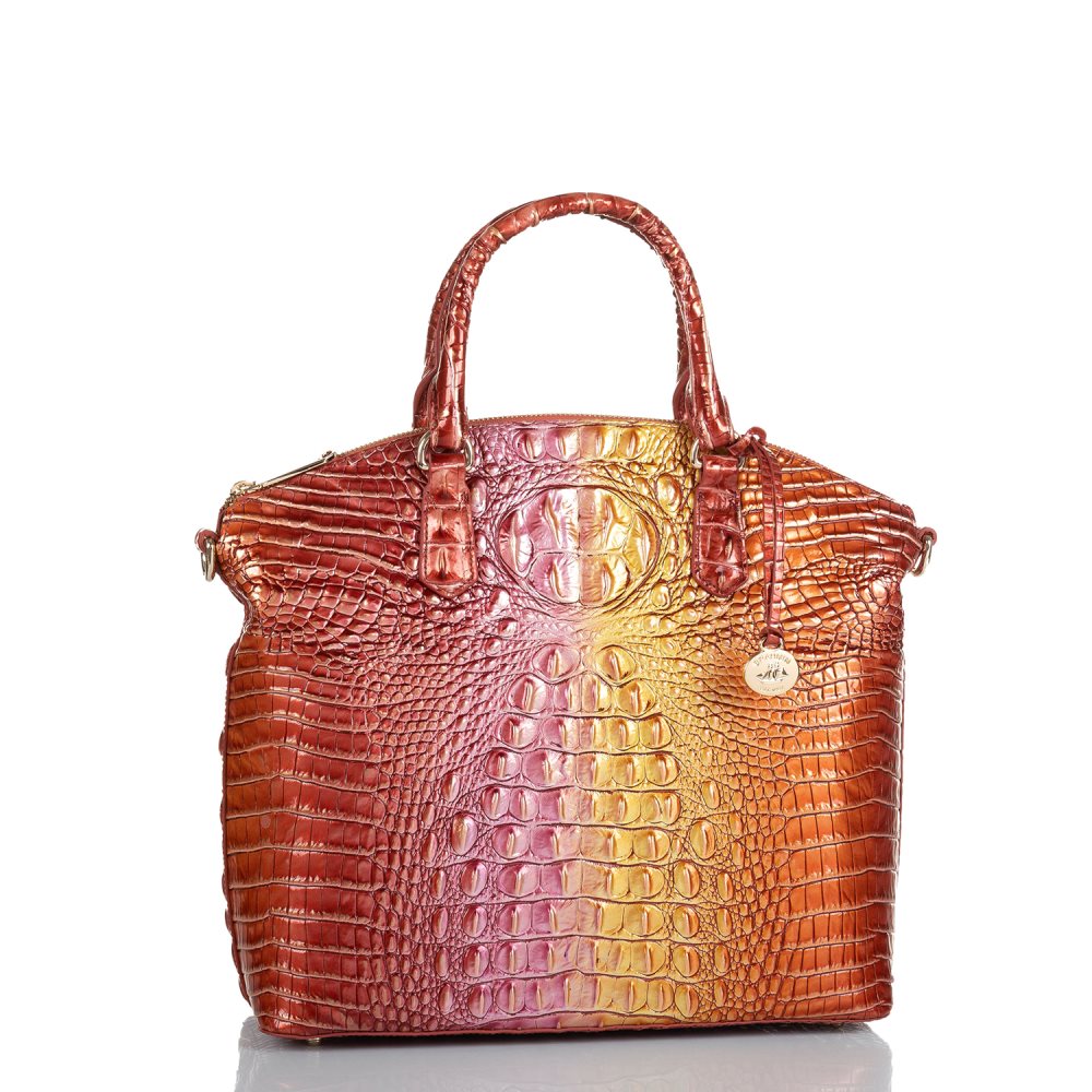 Brahmin Large Duxbury Satchel Glam Ombre Melbourne ID:Brahmin-203079