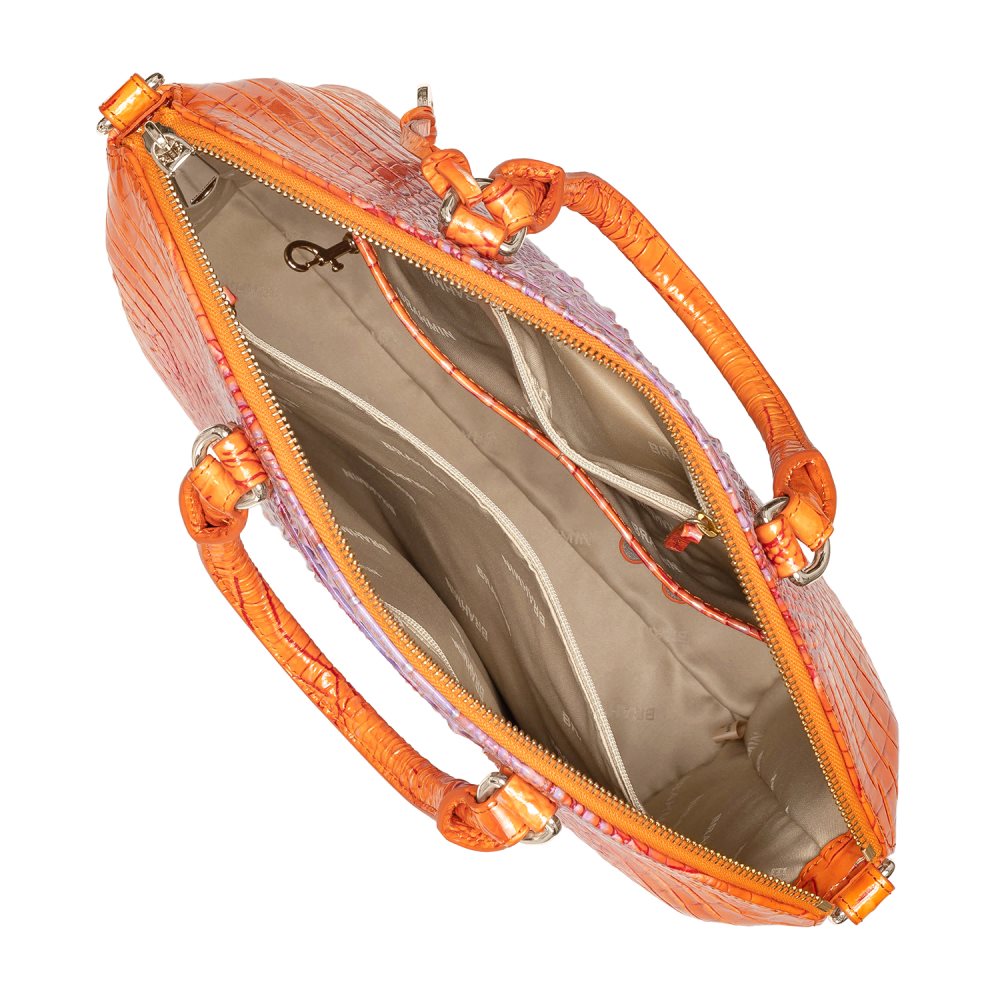 Brahmin Large Duxbury Satchel Daiquiri Ombre Melbourne ID:Brahmin-203078