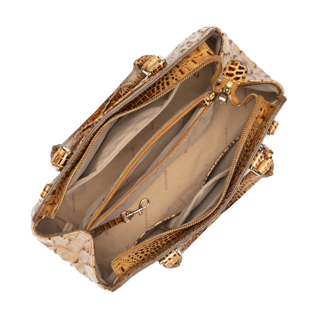 Brahmin Small Finley Toasted Melbourne ID:Brahmin-203216