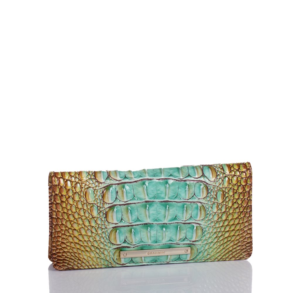 Brahmin Ady Wallet Cactus Ombre Melbourne ID:Brahmin-203642
