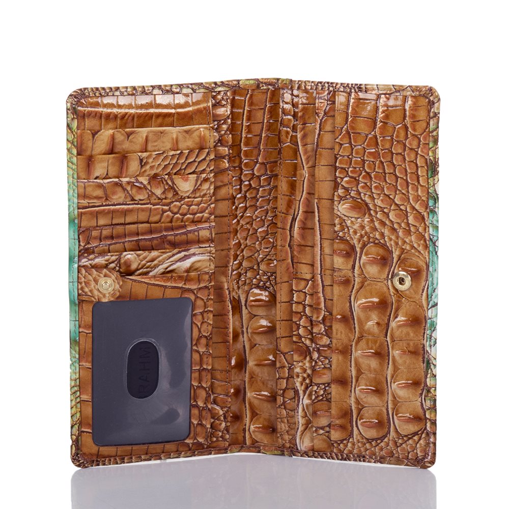 Brahmin Ady Wallet Cactus Ombre Melbourne ID:Brahmin-203642