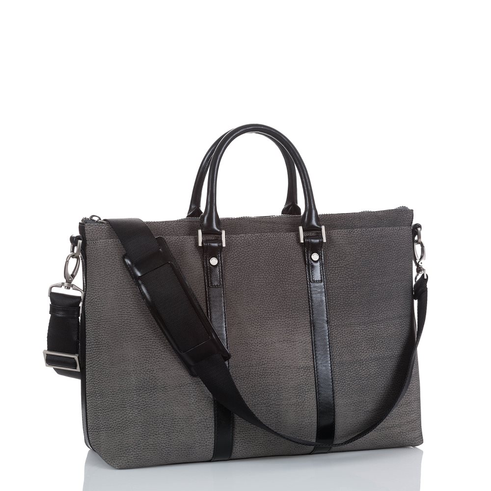 Brahmin Beckett Charcoal Aslan ID:Brahmin-202601