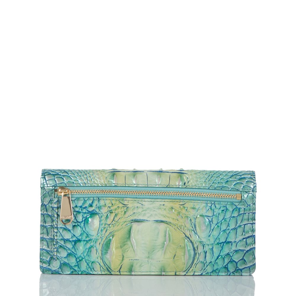 Brahmin Ady Wallet Seafoam Ombre Melbourne ID:Brahmin-203788