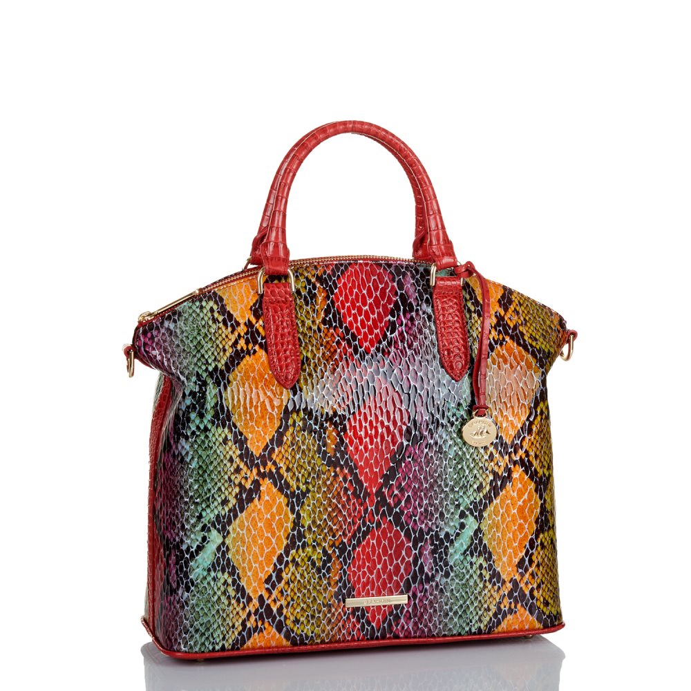 Brahmin Large Duxbury Satchel Red Dragon Experium ID:Brahmin-203104