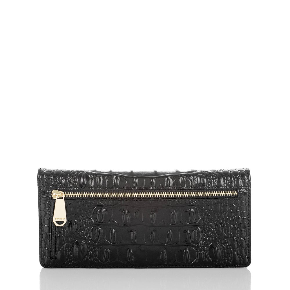 Brahmin Ady Black Leather Wallet | Black Melbourne ID:Brahmin-203615