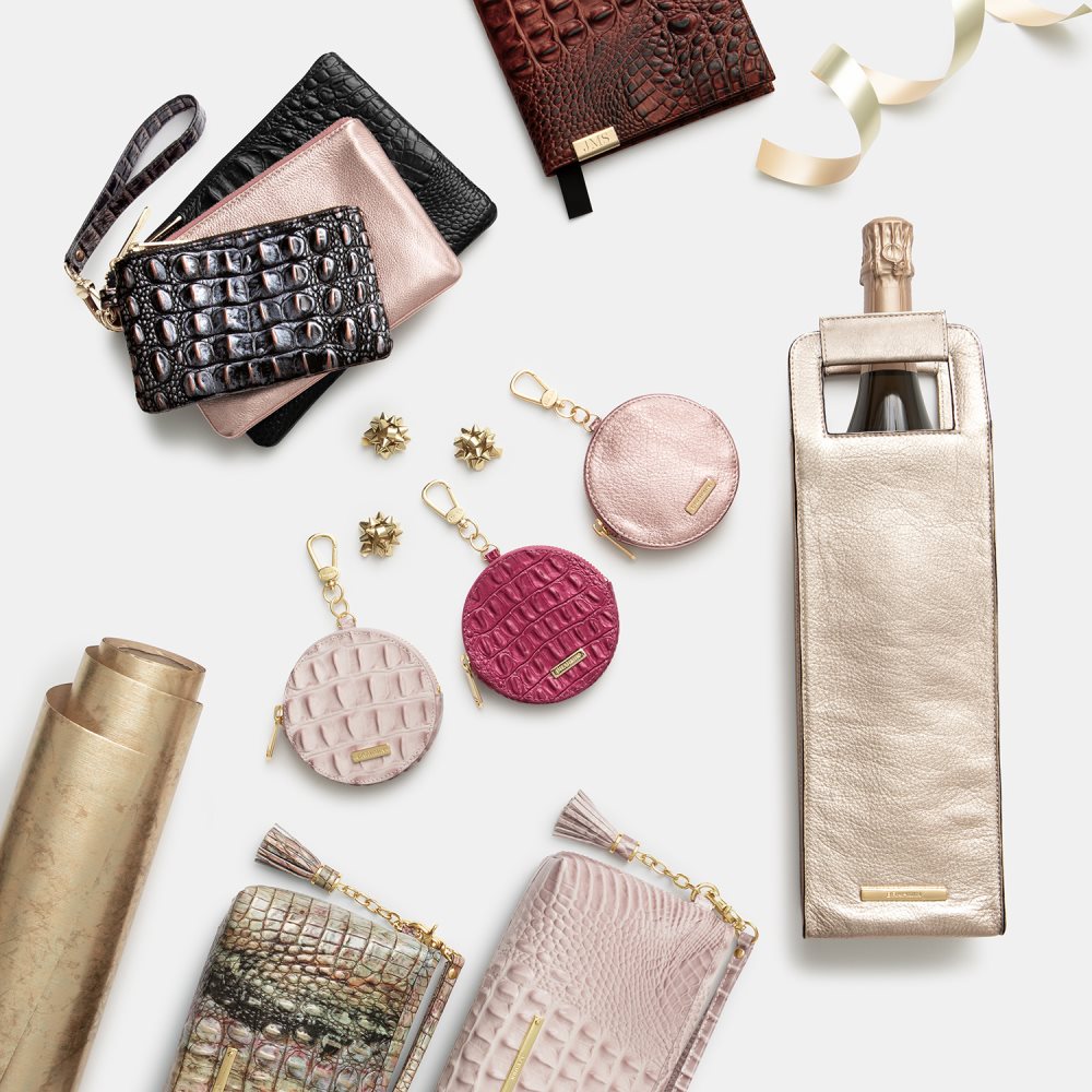 Brahmin Black Circle Coin Purse | Black Melbourne ID:Brahmin-203870