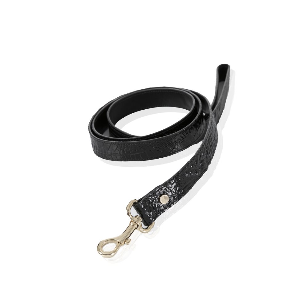 Brahmin Large Pet Leash Black Melbourne ID:Brahmin-203586