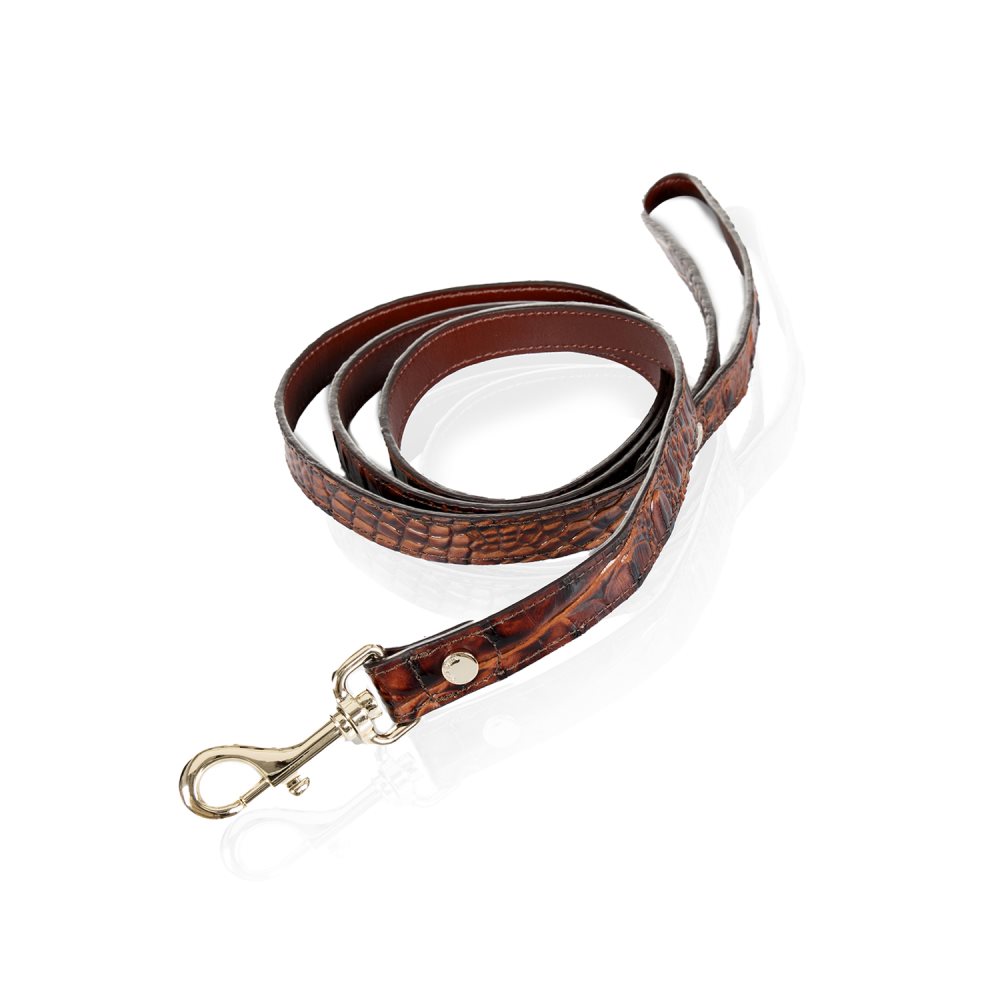 Brahmin Medium Pet Leash Pecan Melbourne ID:Brahmin-203597