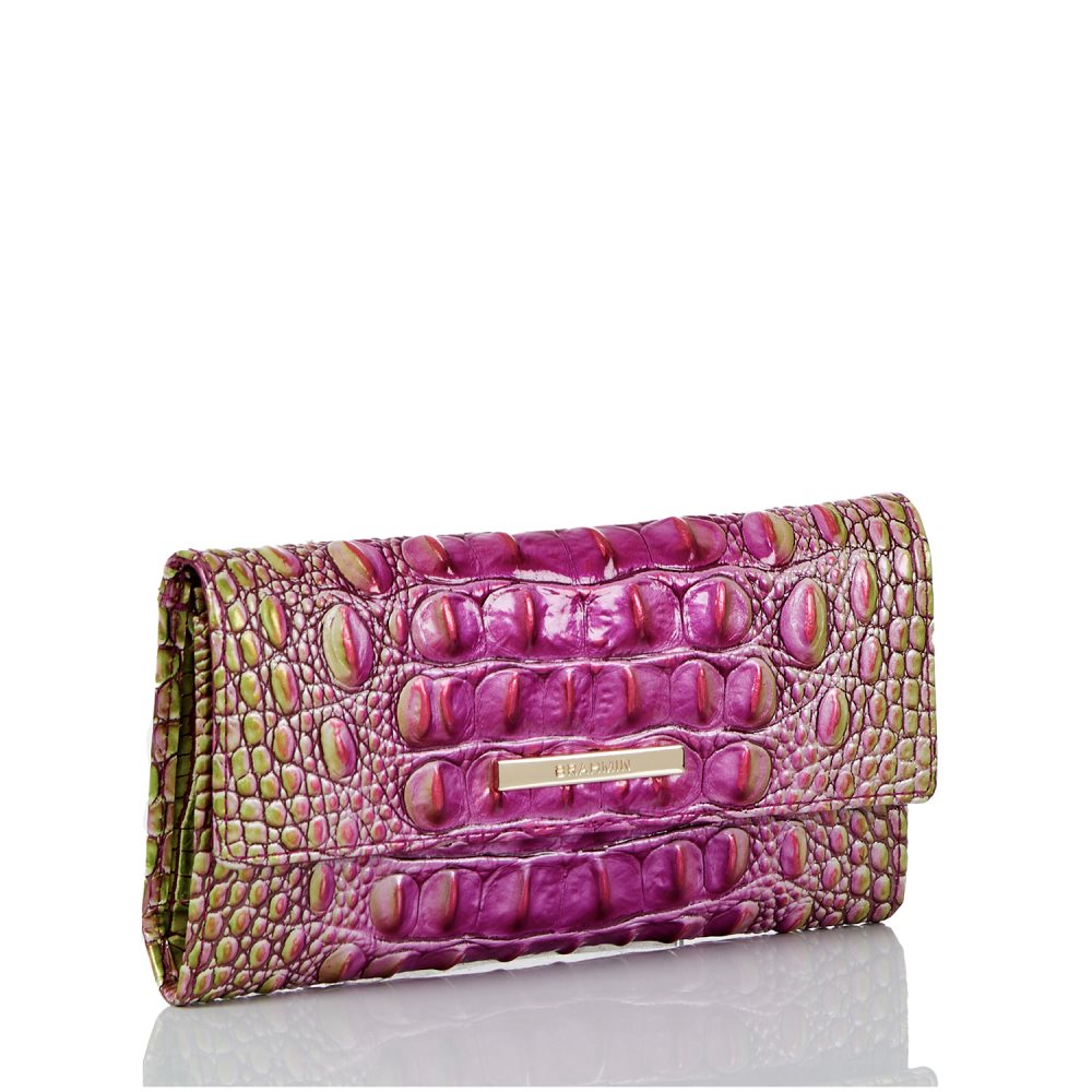Brahmin Cordelia Wallet Limeade Ombre Melbourne ID:Brahmin-203713