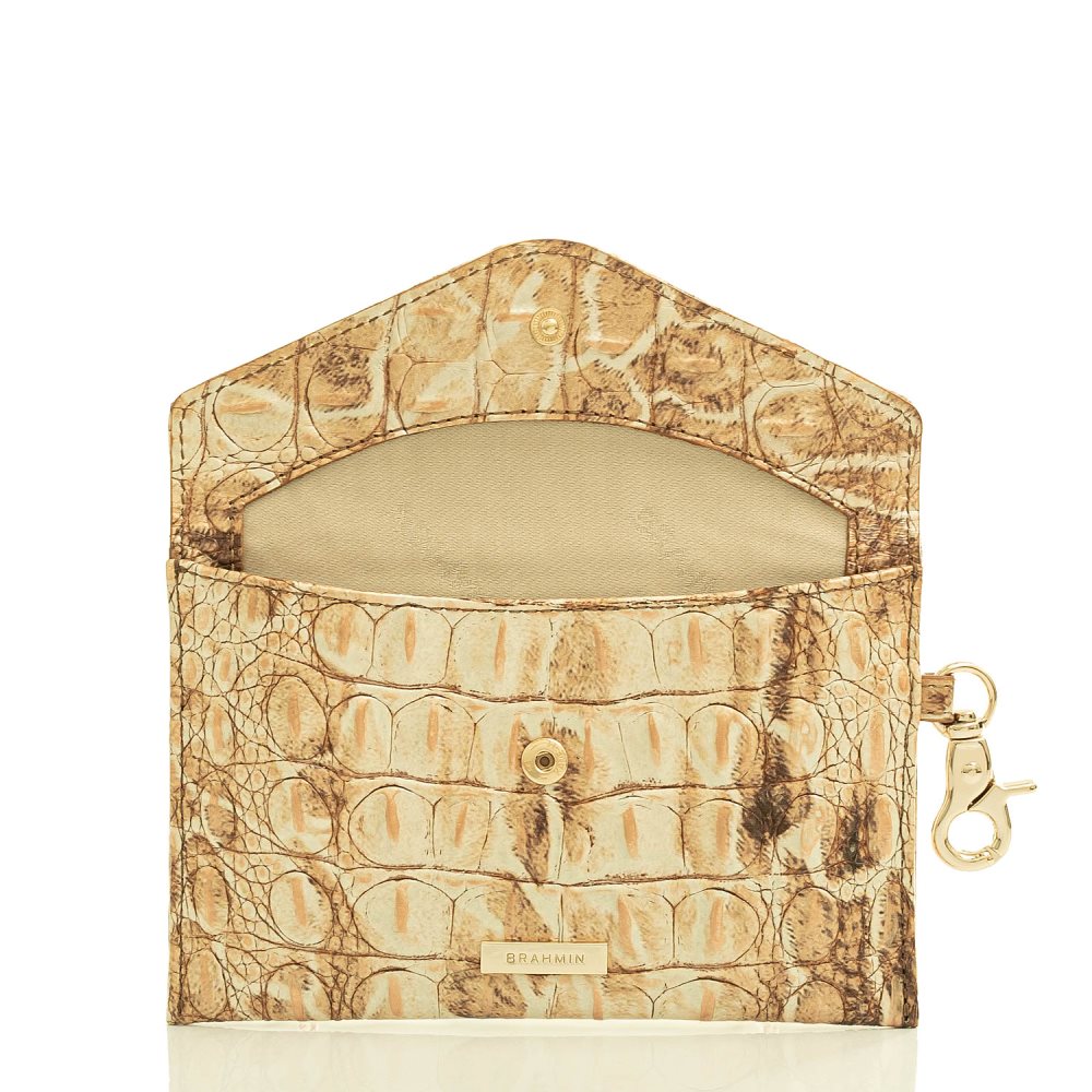 Brahmin Mini Envelope Case Camel Safari Melbourne ID:Brahmin-203562