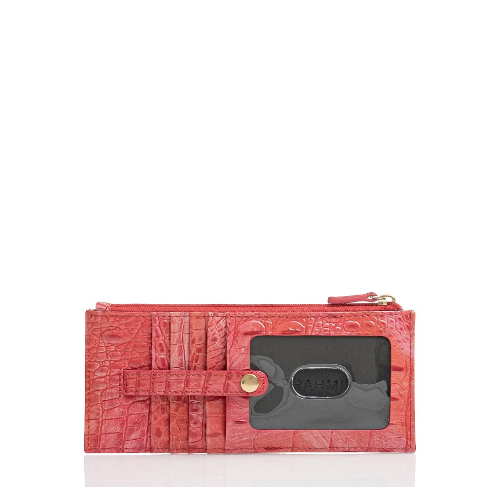Brahmin Credit Card Wallet Punchy Coral Melbourne ID:Brahmin-203767