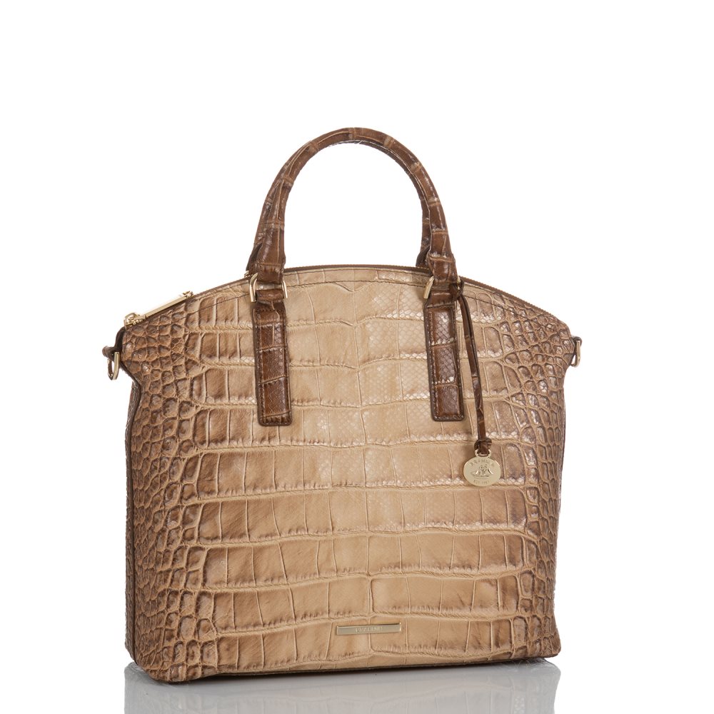 Brahmin Large Duxbury Satchel Tan Harmon ID:Brahmin-202555