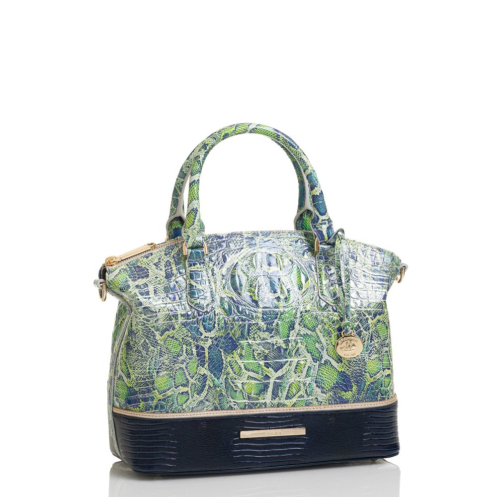 Brahmin Duxbury Satchel Green Viper Mackay ID:Brahmin-203036