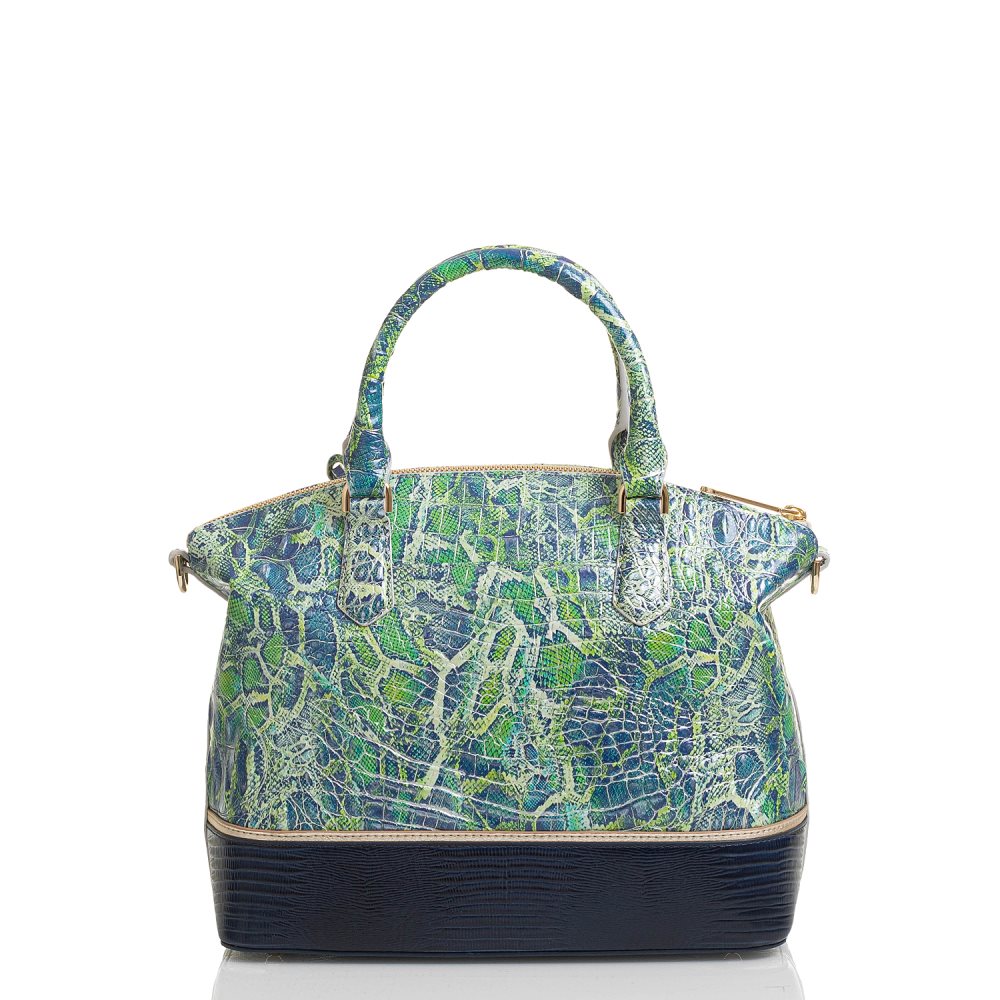 Brahmin Duxbury Satchel Green Viper Mackay ID:Brahmin-203036