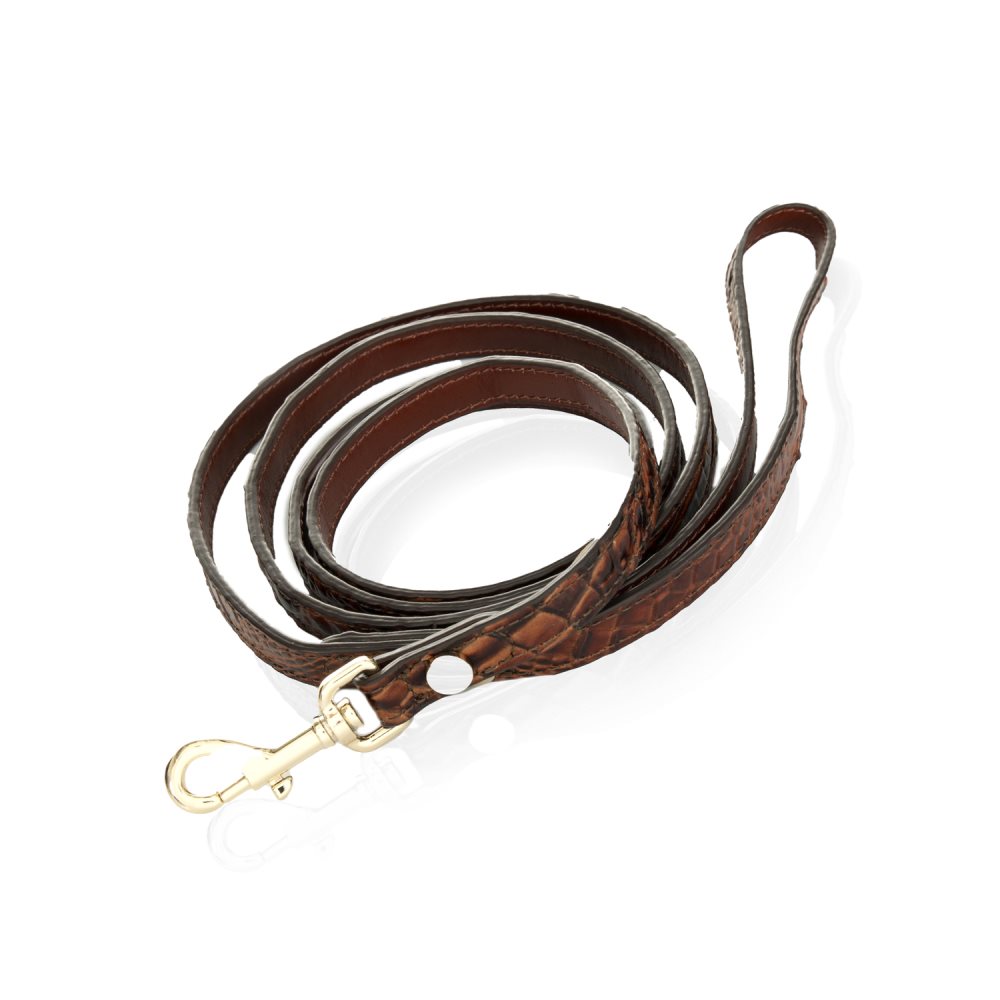 Brahmin Small Pet Leash Pecan Melbourne ID:Brahmin-203596