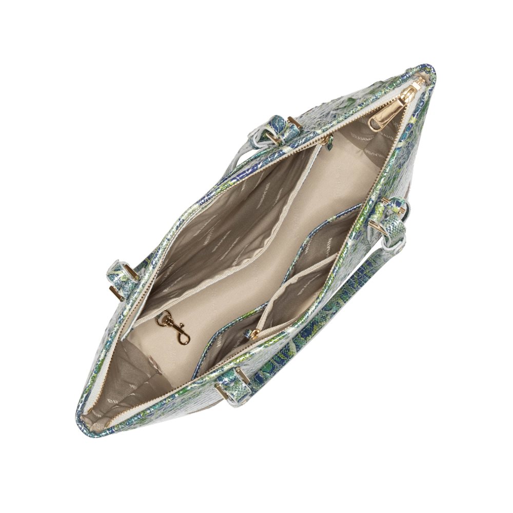 Brahmin Medium Asher Green Viper Mackay ID:Brahmin-202743