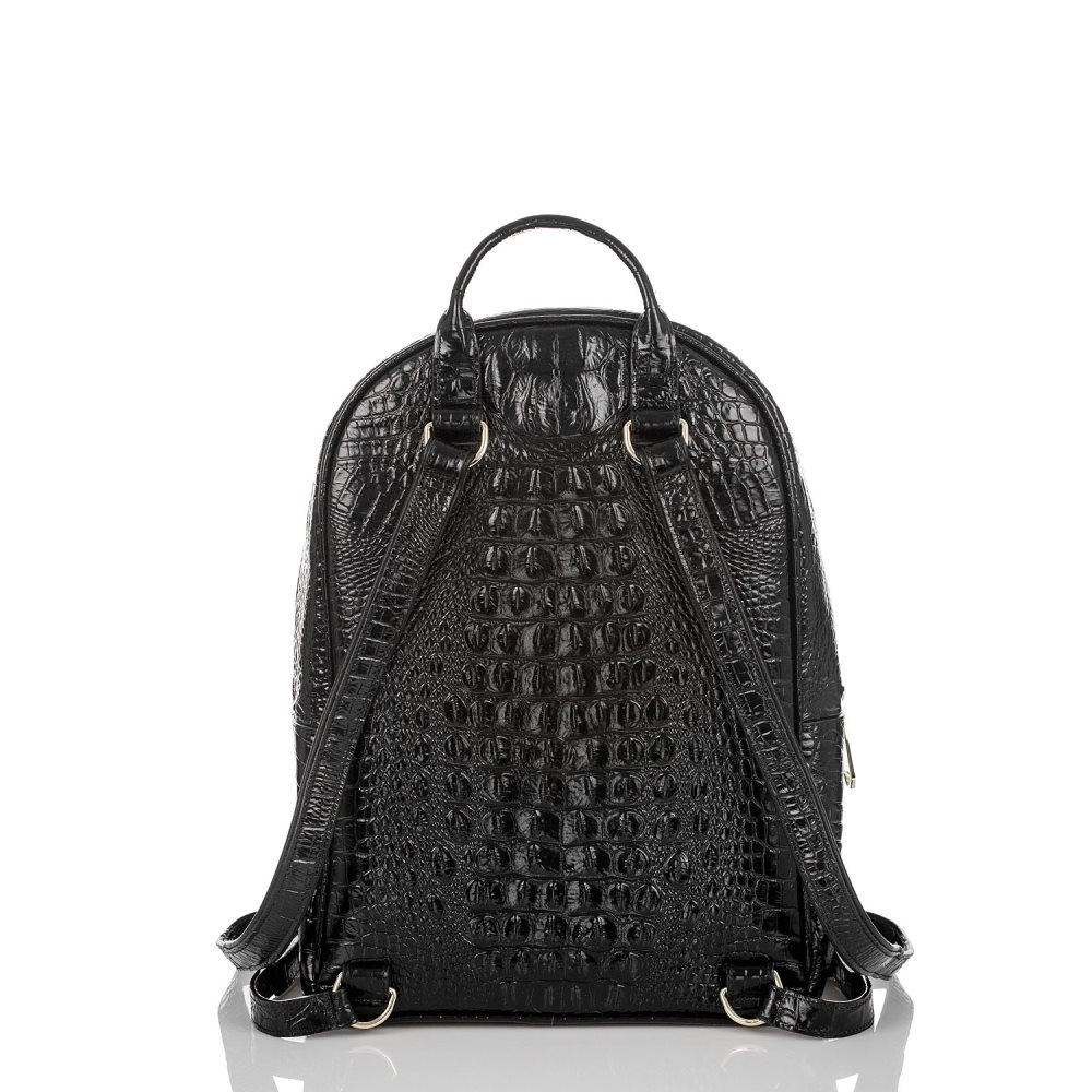 Brahmin Dartmouth Backpack | Black Leather Backpack ID:Brahmin-202664